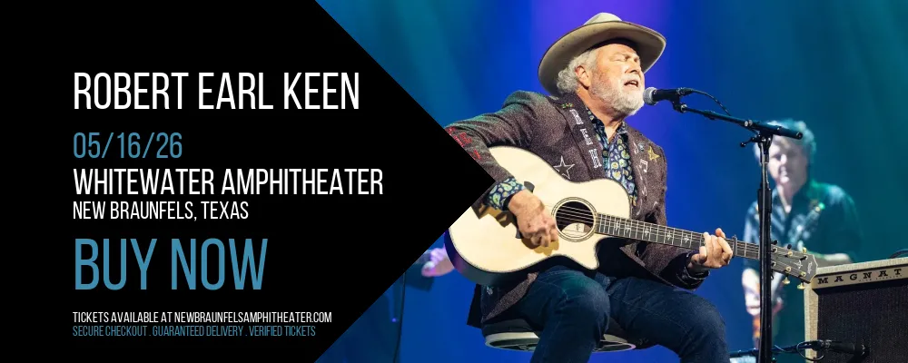 Robert Earl Keen at WhiteWater Amphitheater