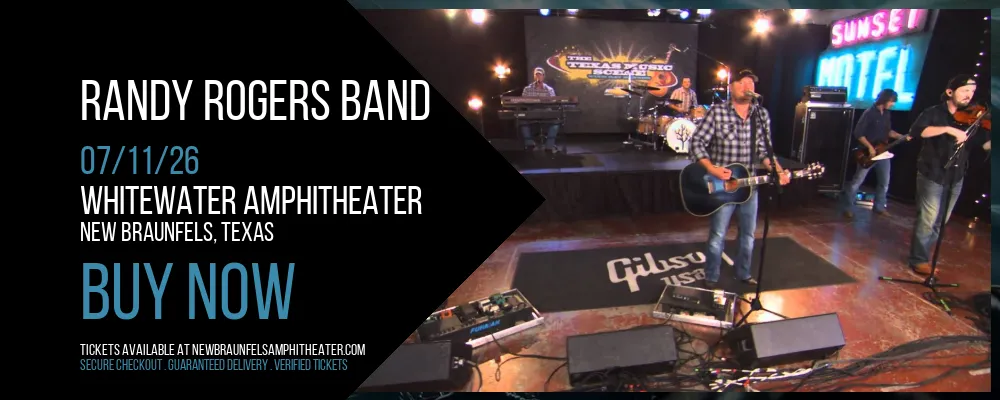 Randy Rogers Band at WhiteWater Amphitheater
